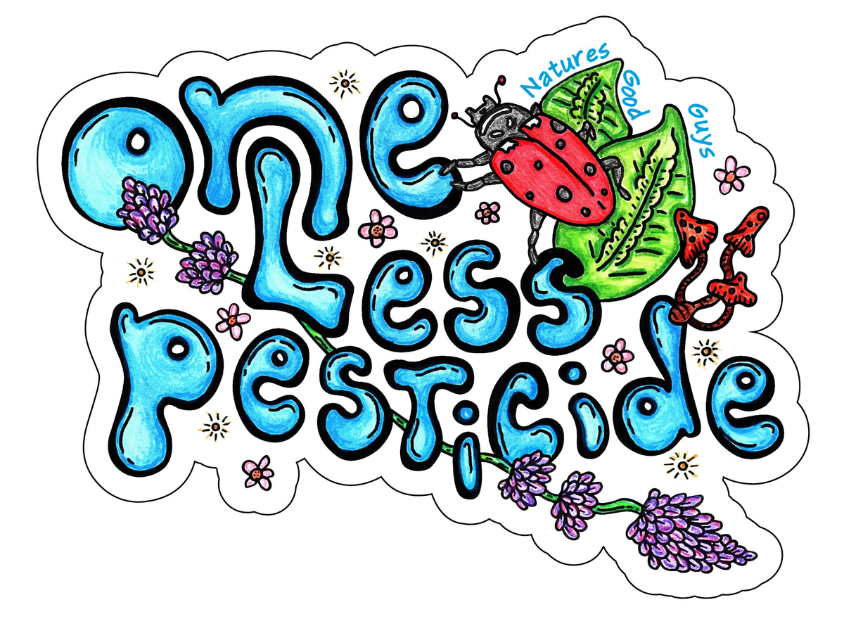herbicide sticker One Less Pesticide