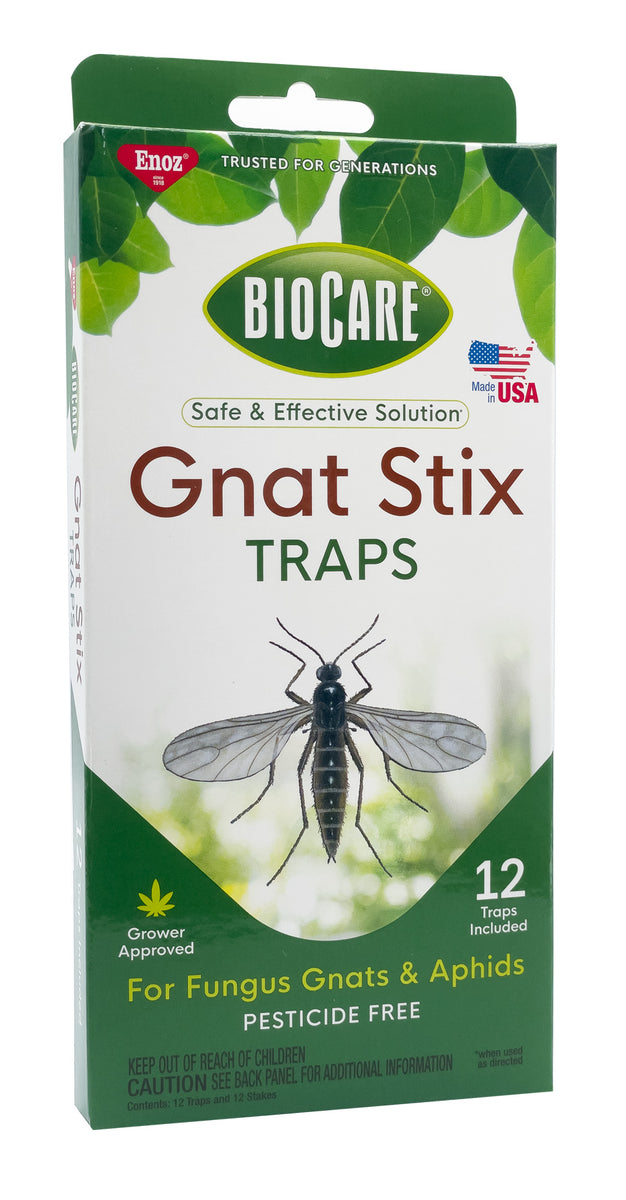 Enoz BioCare Gnat Stix Traps 12 Pack NaturesGoodGuys