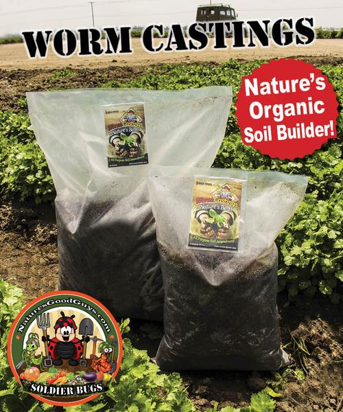 Earthworm Castings - Natural Soil Amendment
