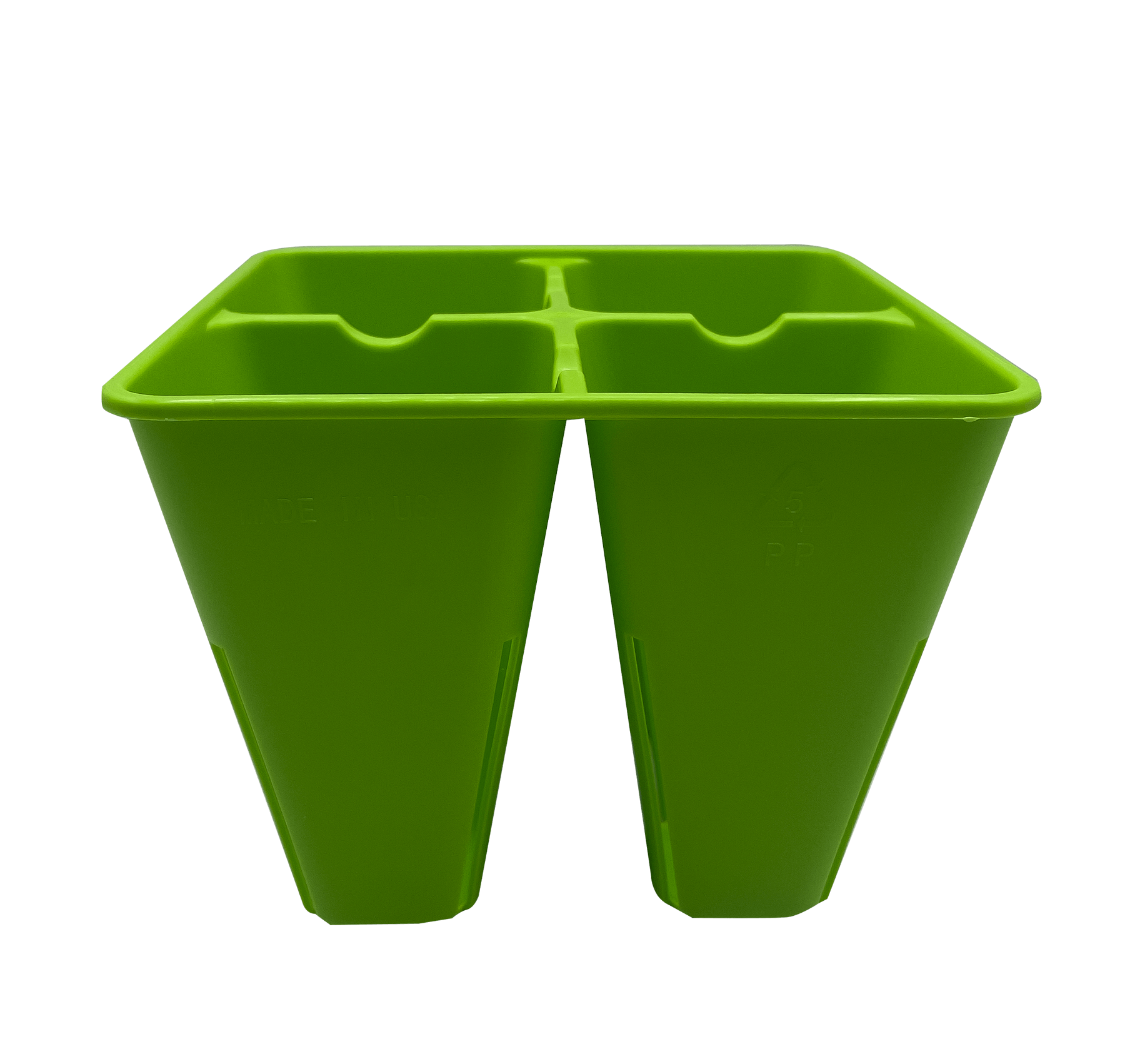 plastic plant starter trays Heavy Duty 4 Cell Plug Tray