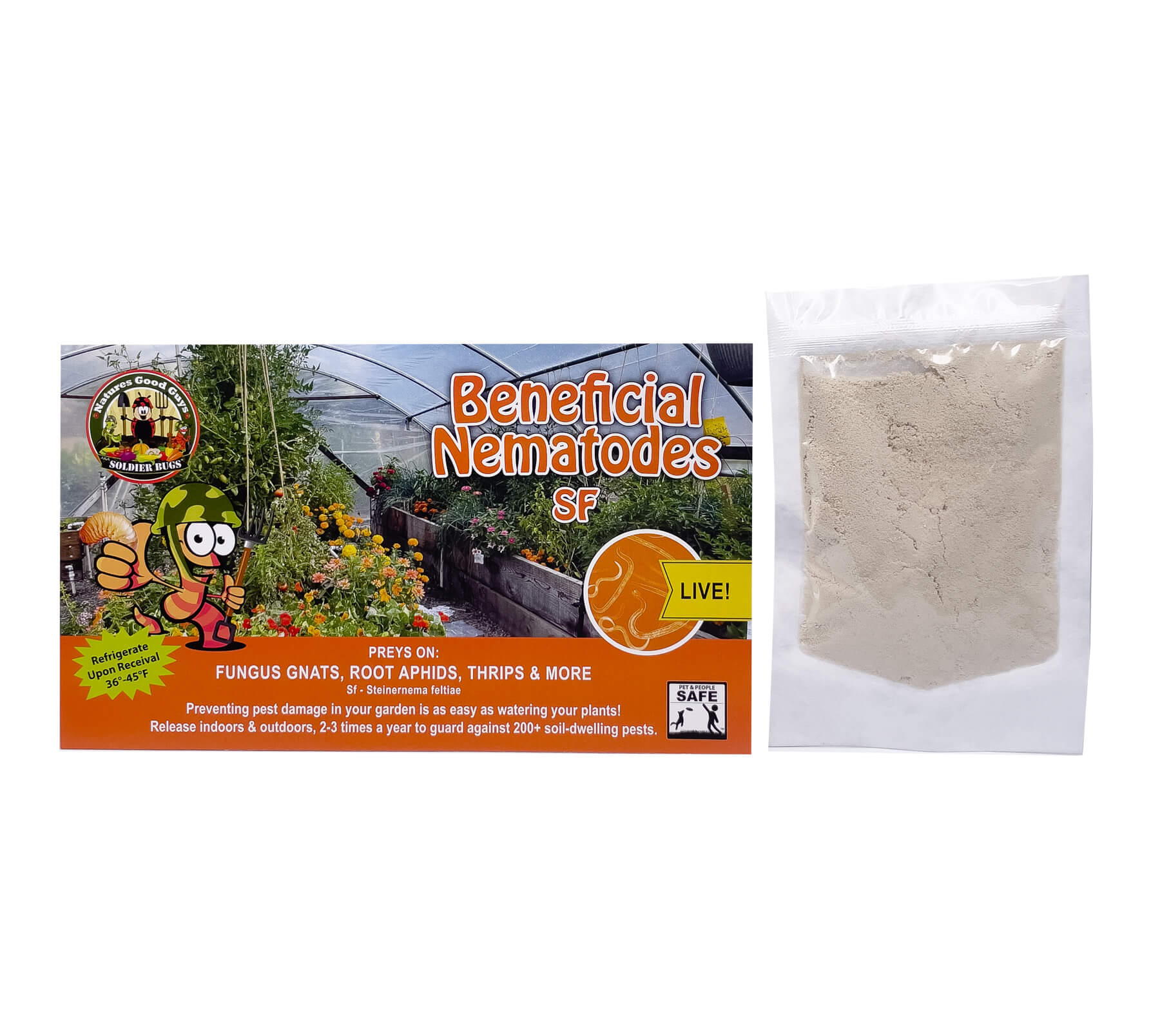 nematode steinernema feltiae for indoor plants Beneficial Nematodes SF – Targets Fungus Gnats, Thrips, Shore Flies & More