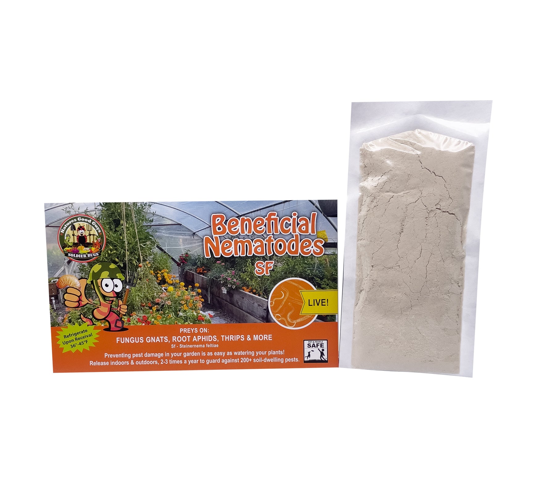 nematodes for indoor plants Beneficial Nematodes SF – Targets Fungus Gnats, Thrips, Shore Flies & More
