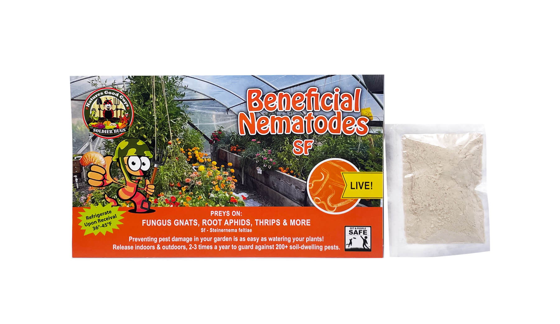 nematodes for house plants Beneficial Nematodes SF – Targets Fungus Gnats, Thrips, Shore Flies & More