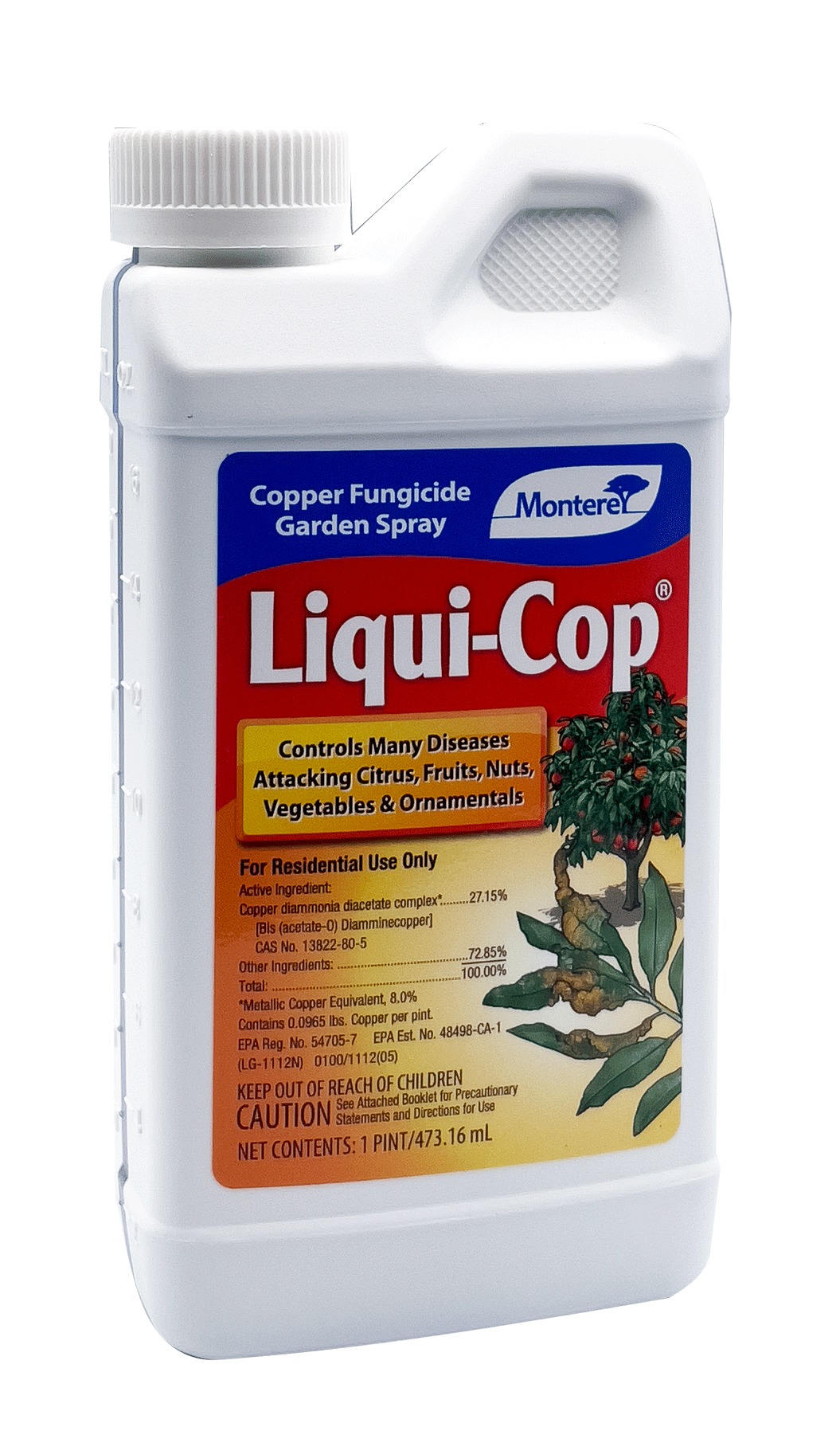 liqui cop copper fungicide garden spray Monterey Liqui-Cop Fungicide