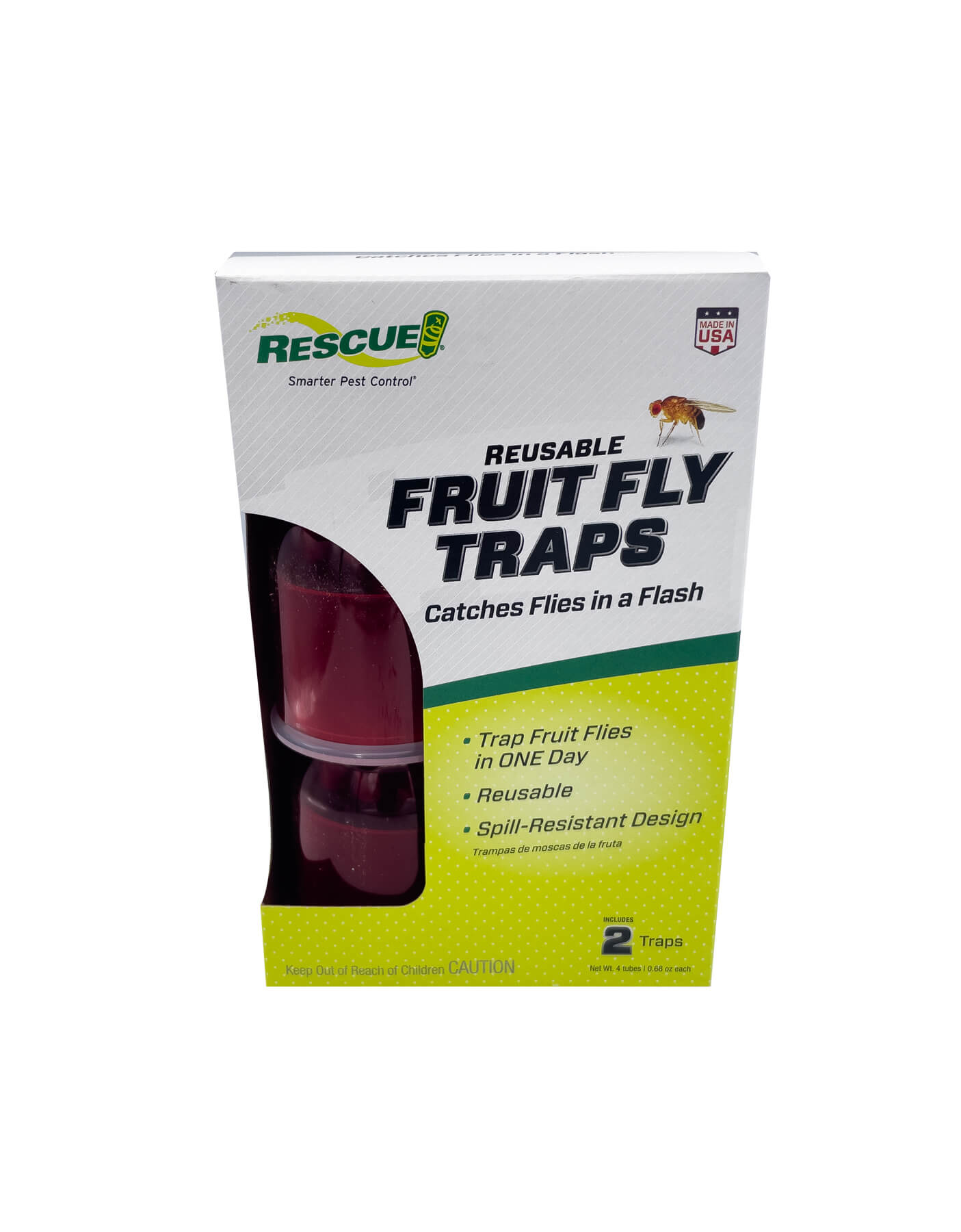Rescue Fruit Fly Trap - 2 Pack
