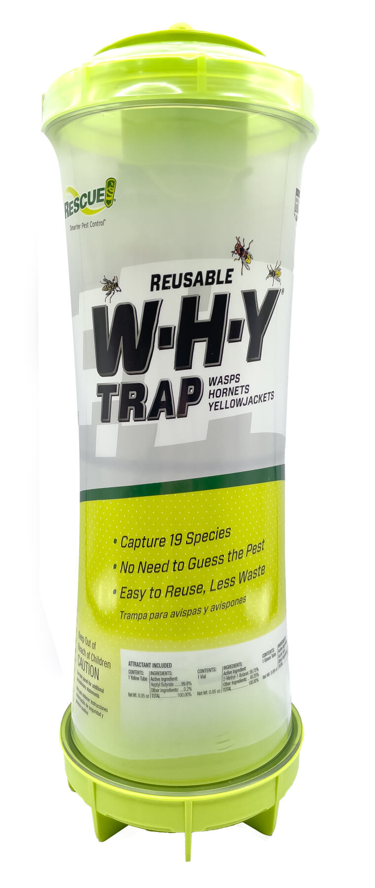 Rescue Reusable WHY (Wasp-Hornet-Yellow Jacket) Trap – NaturesGoodGuys