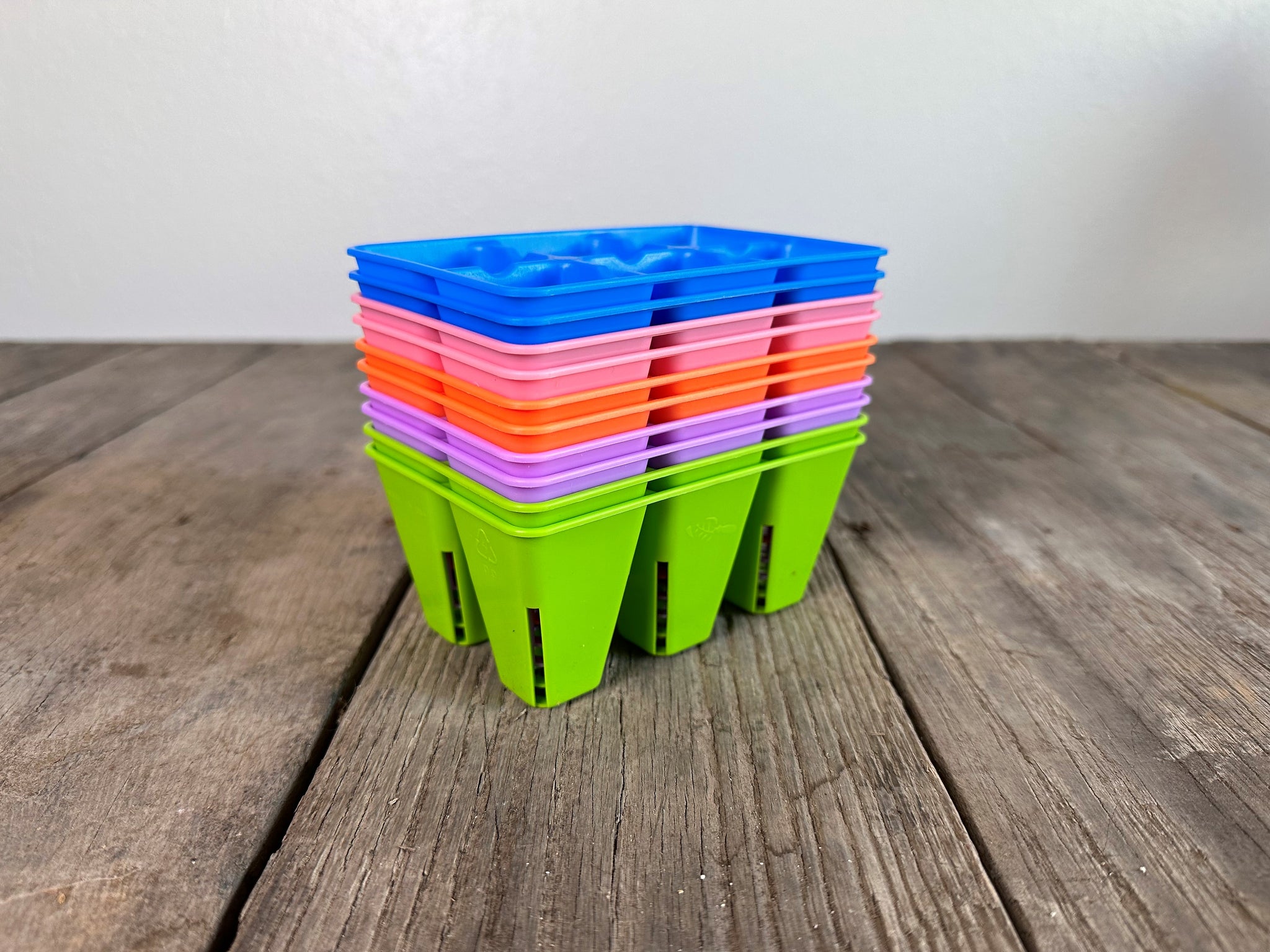 plastic plant plug trays Heavy Duty 6 Cell Plug Tray