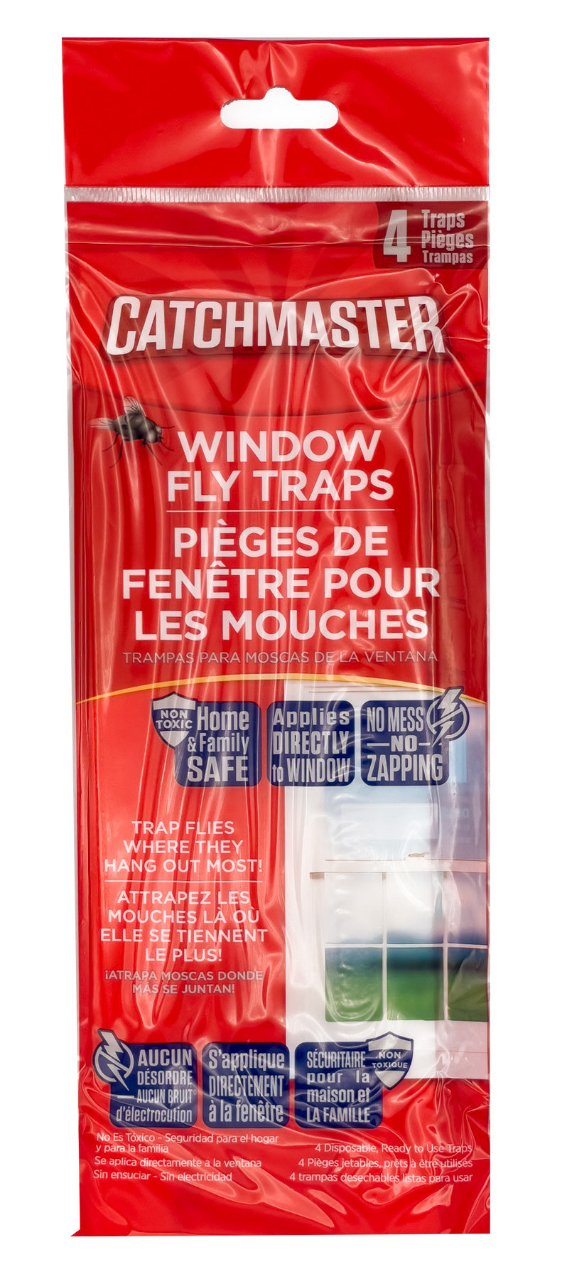 Catchmaster Window Fly Traps - 4 Pack – NaturesGoodGuys