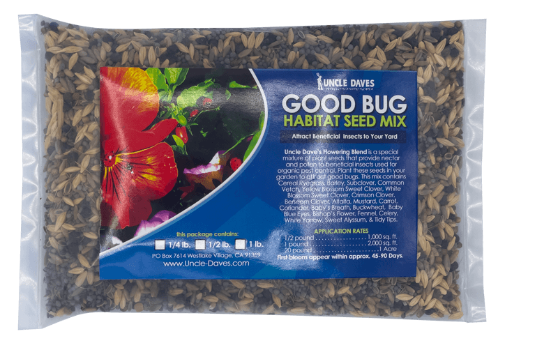 plant seed mix Good Bug Habitat & Attractant Seed Mix