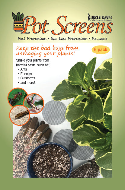 reusable pots for plants Uncle Dave's Pot Screens- Ideal for Pots, Planters, Bonsai and Any Pla – NaturesGoodGuys