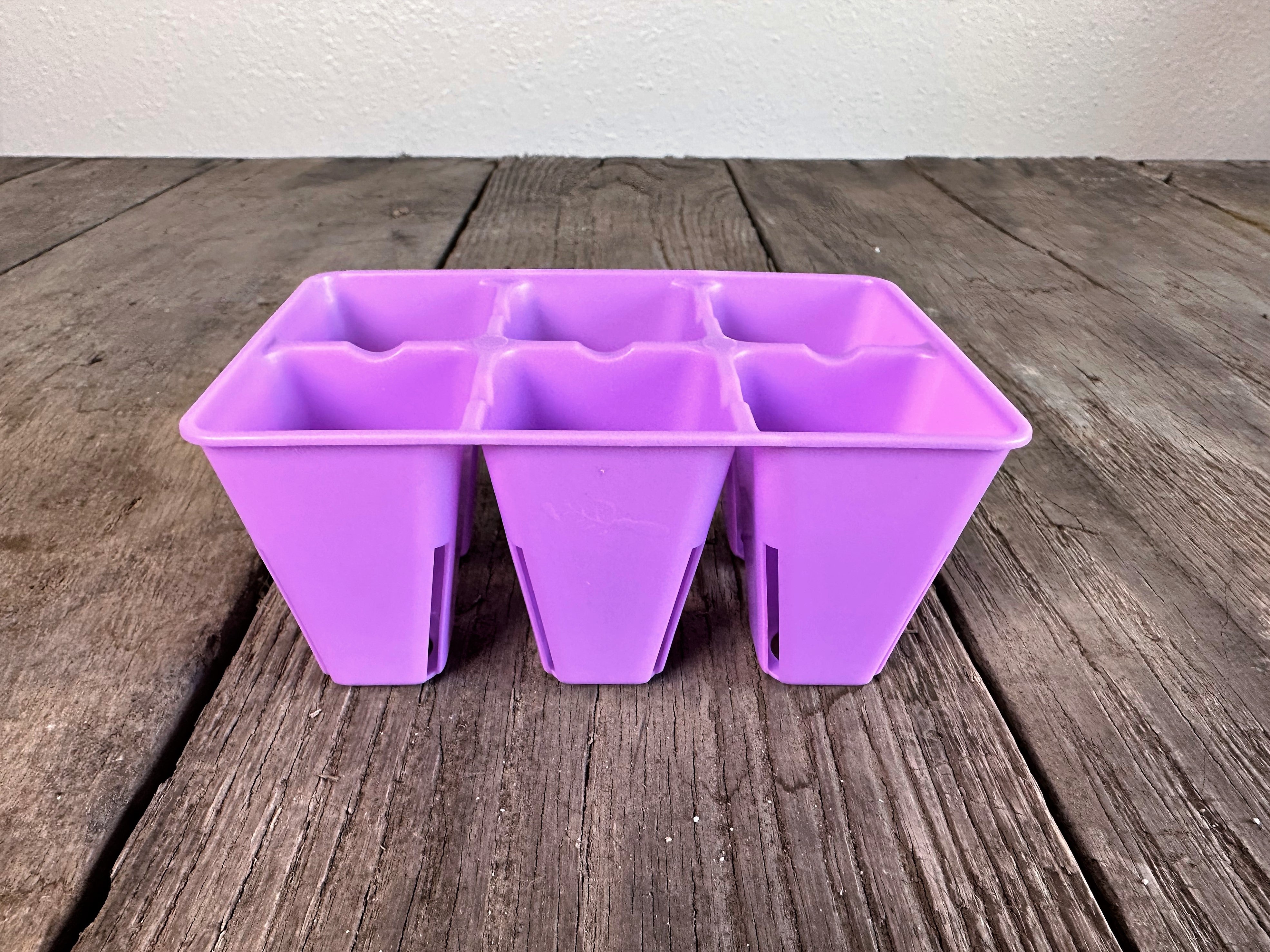 plastic plant starter trays Heavy Duty 6 Cell Plug Tray – NaturesGoodGuys